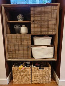 Highboard wood cabinet