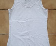 Size XS - White Vest Top - #