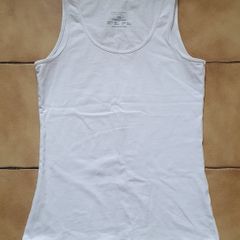 Size XS - White Vest Top - #