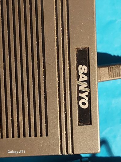 Vintage SANYO Transcribing Equipment Model TRC-7060, Mini Cassette, with Foot Pedal and Power Supply in excellent condition