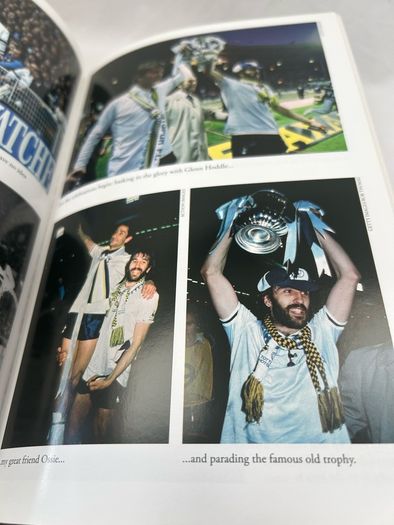 Hand Signed Ricky Villa Autobiography And Still Ricky Villa Spurs Football