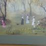 Pair of Helen Bradley Framed Prints - Vintage Edwardian Scenes - 47cm x 38cm Image 9