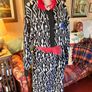Vintage 80s/90s Jennifer Moore Abstract Geometric Knit Dress - Size 20 Image 4
