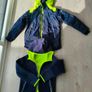 Tribord 3-in-1 kids jacket - navy and neon yellow 8 yrs Image 3