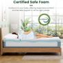 Double Mattress, 20CM Ocean-Inspired Double Memory Foam Mattress with Cooling Gel Foam and Breathable Mesh - Medium Firm, 135x190x20cm Image 8