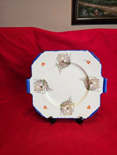 Antique plate Coronet Ware Parrott Company Burslem