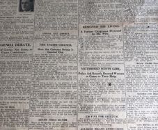 Old newspaper articles 1922