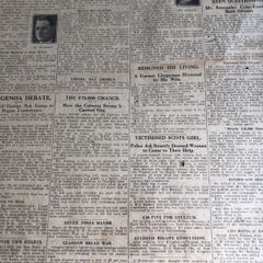 Old newspaper articles 1922