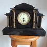 Polished Slate Mantel clock. Image 2