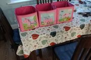 Girls storage boxes