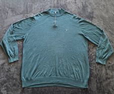 Fynch Hatton Quarter Zip Knit Jumper Mens 4XL XXXXL