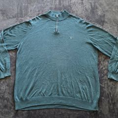 Fynch Hatton Quarter Zip Knit Jumper Mens 4XL XXXXL