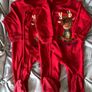 Christmas babygro, leggings & tops 6-9 months Image 4