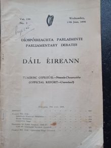 Dail Eireann parliamentary debates 1956