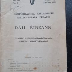 Dail Eireann parliamentary debates 1956