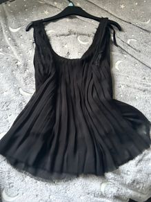 All Saints silk pleated cami top