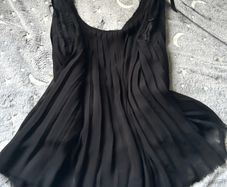 All Saints silk pleated cami top