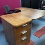 office desks Dark wood 2 with Pedastels Image 10