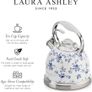 Ashley Elveden Navy Stainless Steel 2.5L Stove Top Kettle. Fast Boil Whistling Kettle for Gas Hob, Induction Hob. Silicon Coated Cool Handle Gas Stove Camping Kettle. Compatible with Aga Stove Image 8