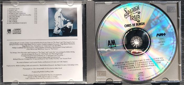 Chris de Burgh - Spanish Train And Other Stories CD (1985) Audio Master Plus Series Art Rock VG+