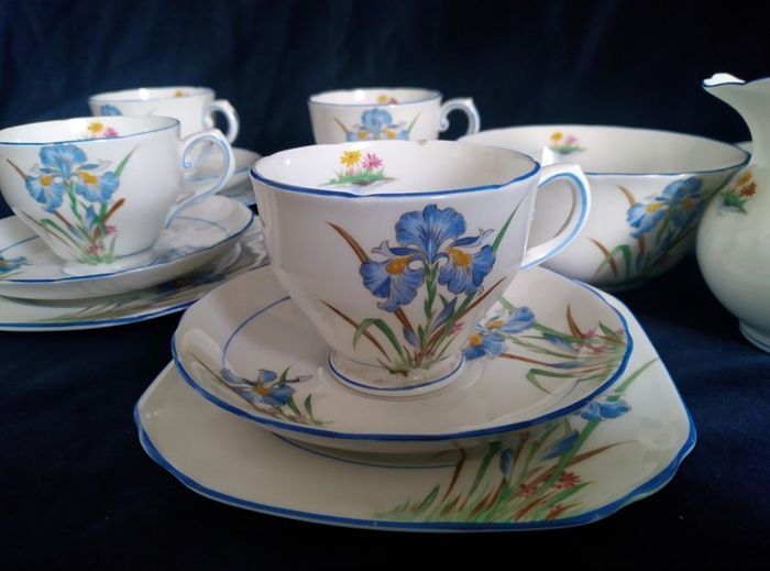 Tuscan china, vintage tea set, bone china