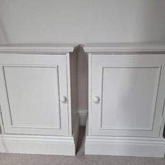 Cream bedside small cabinet