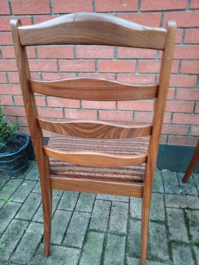 Lovely Pair Of Mid Century Vintage Gplan Chairs Film Prop