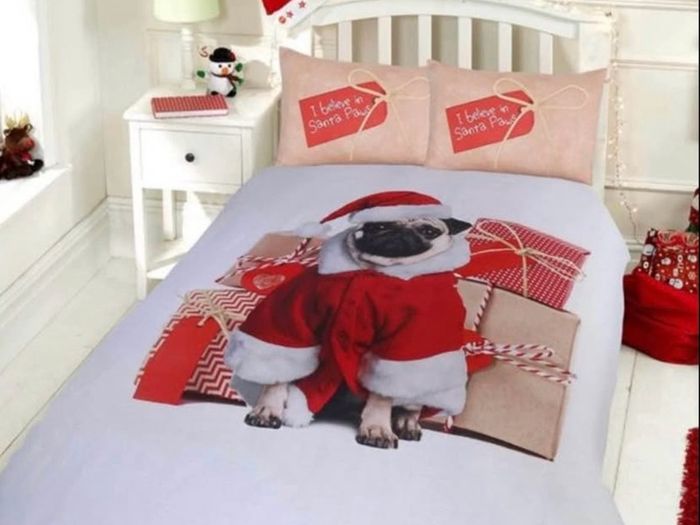 christmas duvet double new