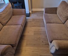 3 seater sofas x 2