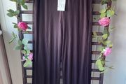 trousers Bnwt Zara size large pleated wide leg trousers plum shade
