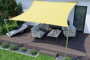 Sun Shade Sail Waterproof Rectangle 2x3m, 95% UV Block Garden Sunscreen Awning Canopy with Free Rope, Breathable Patio Sail pergola for Outdoor Party