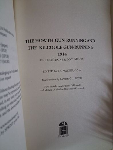 The Howth Gun-Running & The Kilcoole Gun - Running / 1914 / Merrion Press / 2014