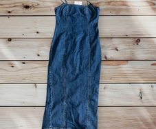 Savida Denim Maxi Dress