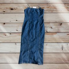 Savida Denim Maxi Dress