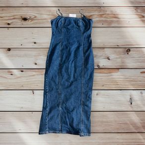 Savida Denim Maxi Dress