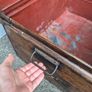 Vintage Metal Chest Trunk Box Image 5