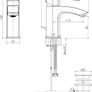 GoodHome Hopa Basin Mono mixer Tap, Bath Shower mixer Image 3