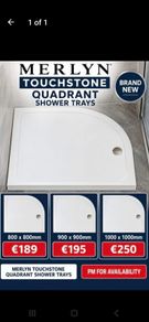Merlyn qoudrant shower tray 800/900/1000