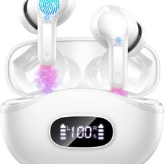 AOTONOK Bluetooth headphones 5.3 In ear with CVC 8.0 microphone, 40H, IP7 proof