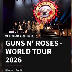 Guns N' Roses 2 Tickets