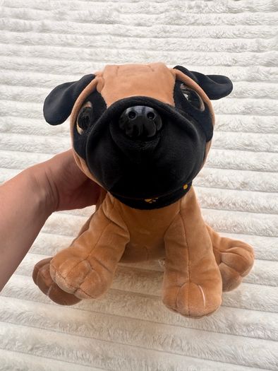 Squashy Paws French Bulldog Plush Whitehouse Leisure approx. 23 cm. Used Please see photos