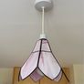 Art Deco style pink petal lampshade Image 2