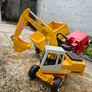 Bruder Mercedes Actros TGA Construction Truck with Liebherr Excavator Image 5