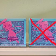 Sealed Fusion Strike Pokemon Center Elite Trainer Box
