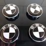 BMW Black Centre Caps (56mm) FREE POST Image 2