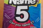 New:  Name 5 Board Game