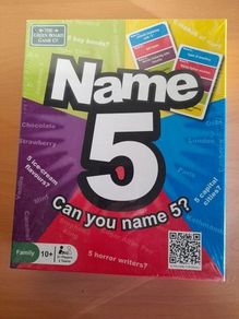 New:  Name 5 Board Game