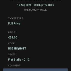 K pop tickets