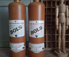 1970s Bols Zeer Oude Genever Clay Bottles