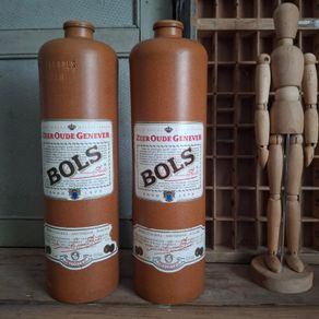1970s Bols Zeer Oude Genever Clay Bottles